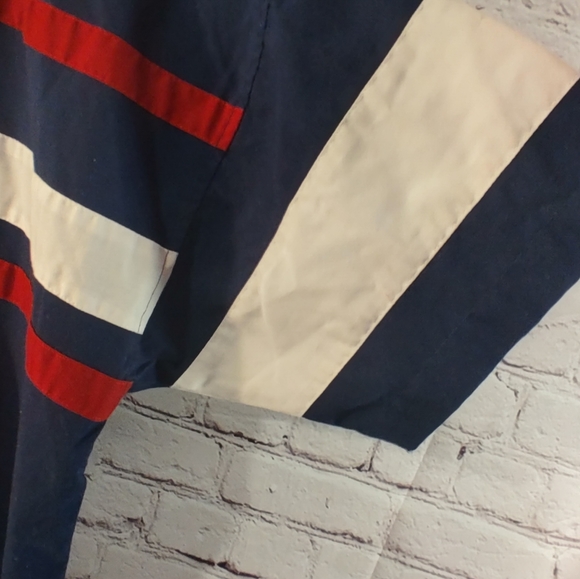 Members Only Vintage 80's Pullover Striped Retro Shirt M - Picture 8 of 11